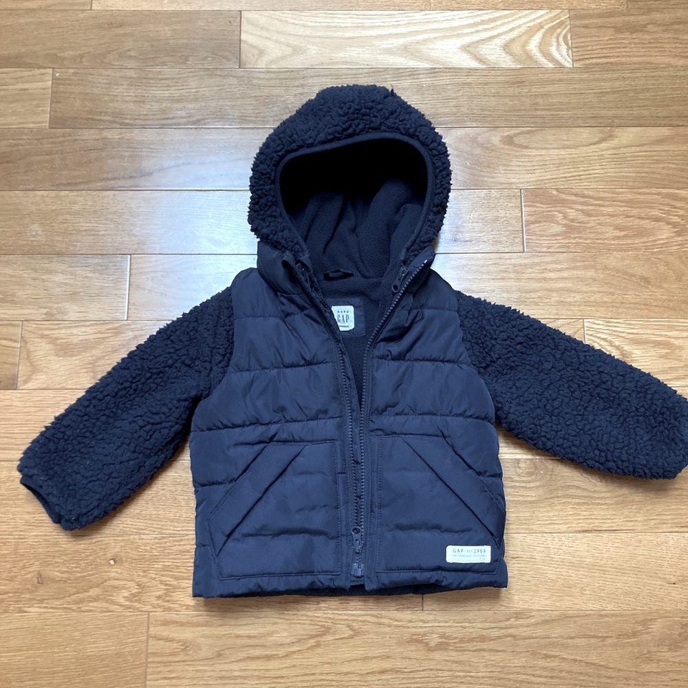 Gap 2T 3-in-1 fleece & vest winter coat
